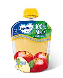 Mellin 100% Mela Merenda Pastorizzata Purea di Frutta