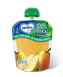 Mellin 100% Pera Merenda Pastorizzata Purea di Frutta