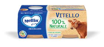 Mellin Omogeneizzato Gusto Vitello 2 vasetti