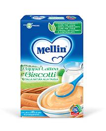Mellin Pappa Lattea con Biscotti
