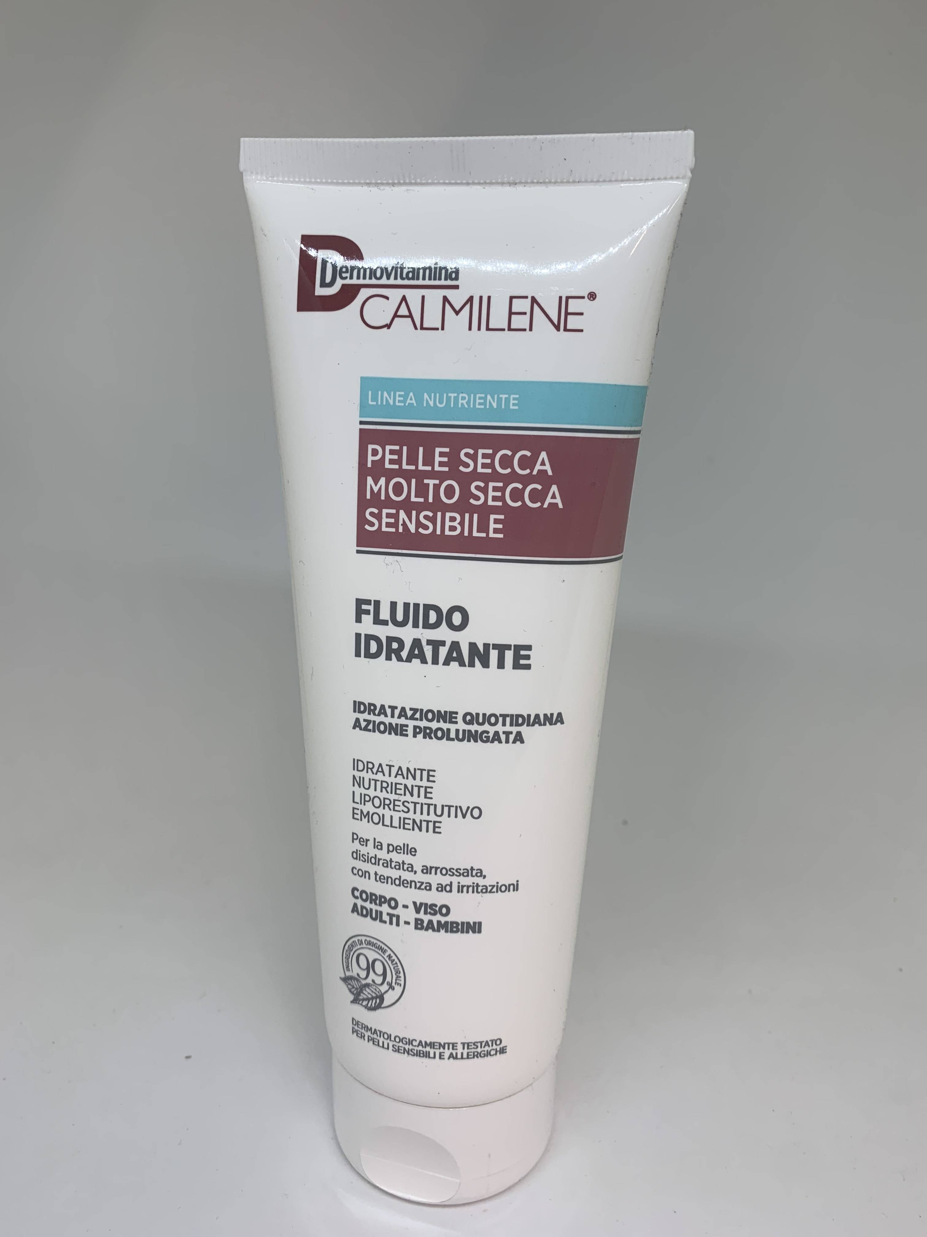 Dermovitamina Calmilene Fluido Idratante Pelle Sensibile E Molto Secca - Formato: 250 ml