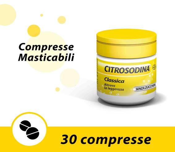 Citrosodina Masticabile Integratore Antiacidità Gastrica