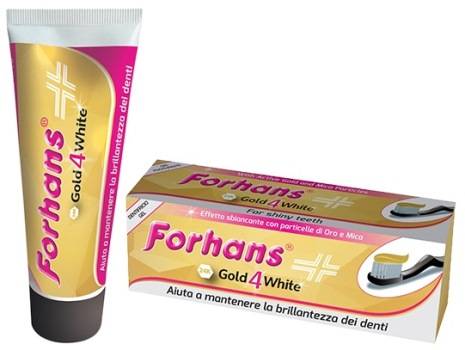 Forhans Gold4White Dentifricio 75 ml