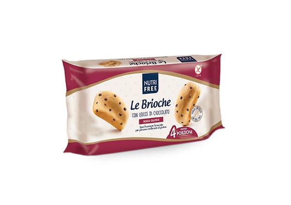 Nutri Free Brioche con Gocce di Cioccolato Prodotto senza lattosio e olio di palma 200 g