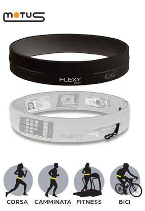 Motus Flexy Smart Belt Fascia elastica per sportivi 1 Pezzo - Taglia: M