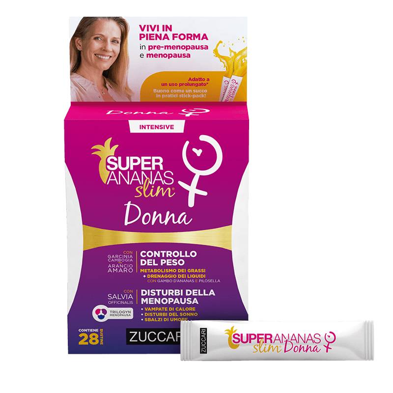 Zuccari Super Ananas Slim Intensive Donna Integratore Menopausa