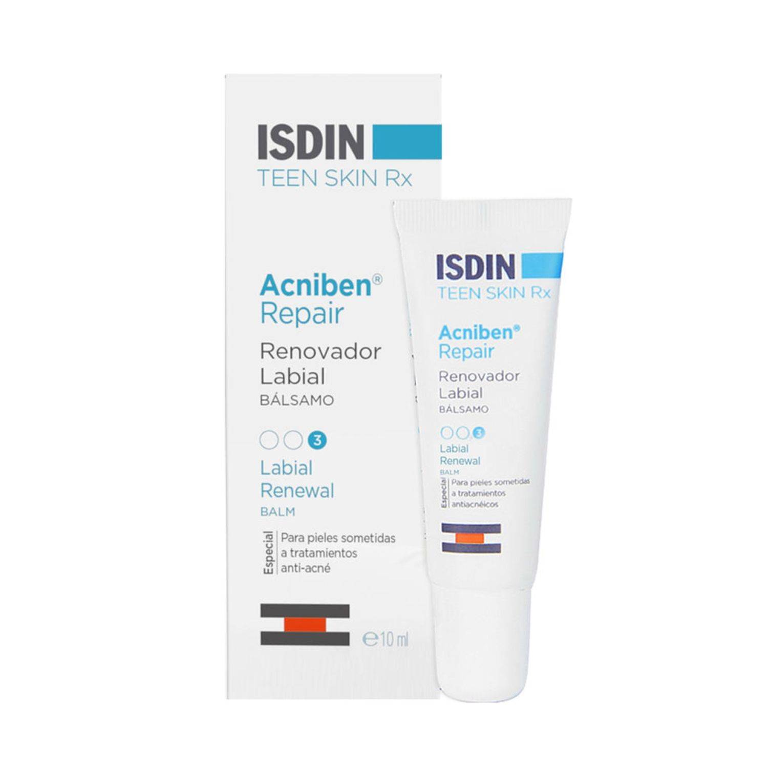 Isdin Acniben Rx Balsamo Riparatore per Labbra 10 ml