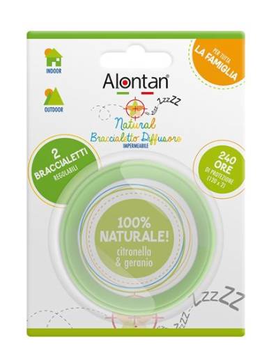 Alontan Braccialetto Natural Antizanzare