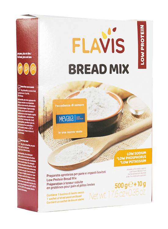 Mevalia Flavis Bread Mix Preparato aproteico per pane ed impasti 500 g