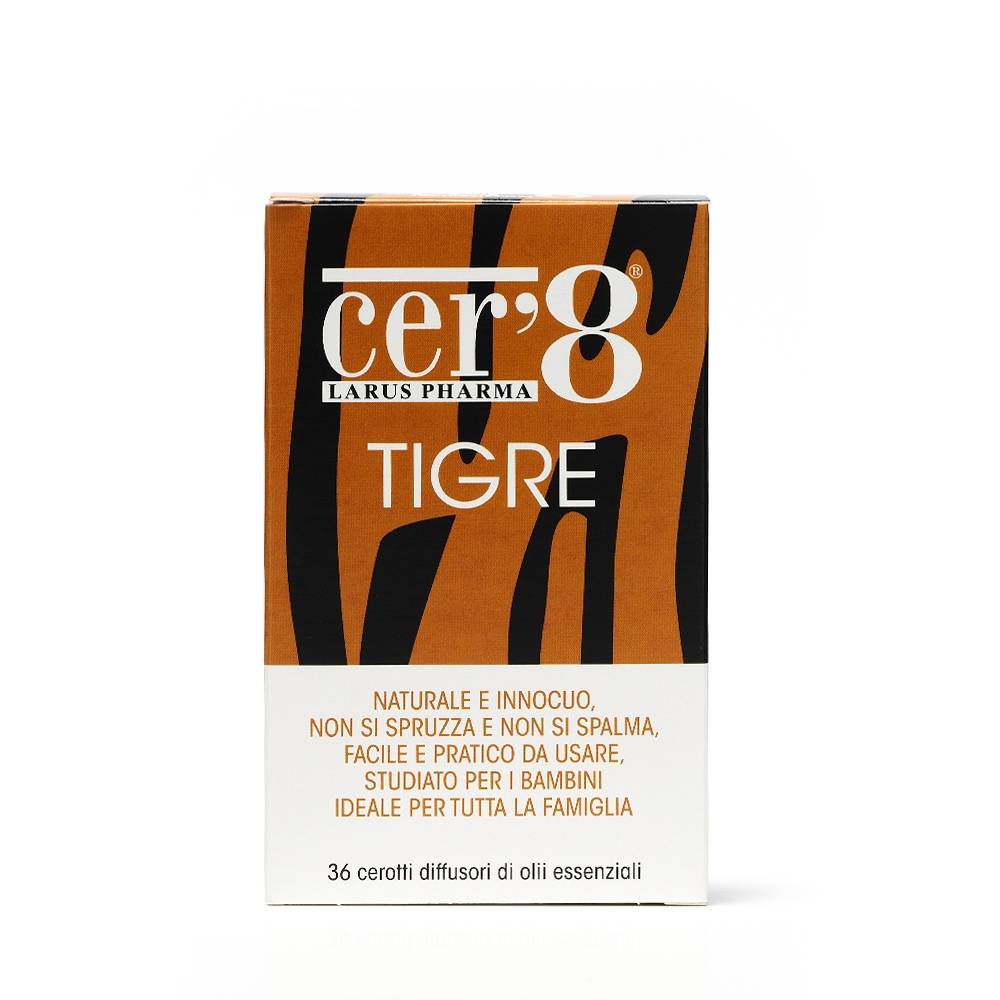 Cer'8 Tigre Diffusori di Olii Essenziali Naturali Anti Zanzare Tigre