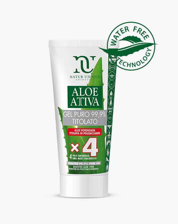 Natur Unique Aloe Attiva Gel Puro 99.9% Titolato 200 ML