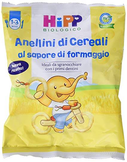 Hipp Anellini di Cereali Bio Gusto Formaggio