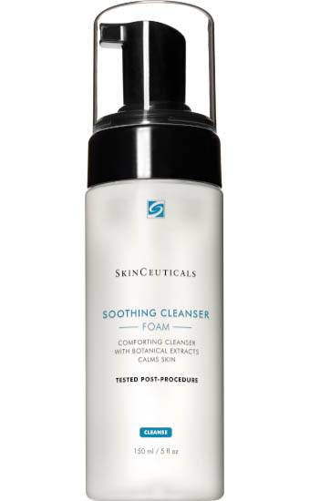 SkinCeuticals Soothing Cleanser Mousse detergente lenitiva a base di Estratto di Cetriolo e Orchidea 150 ml