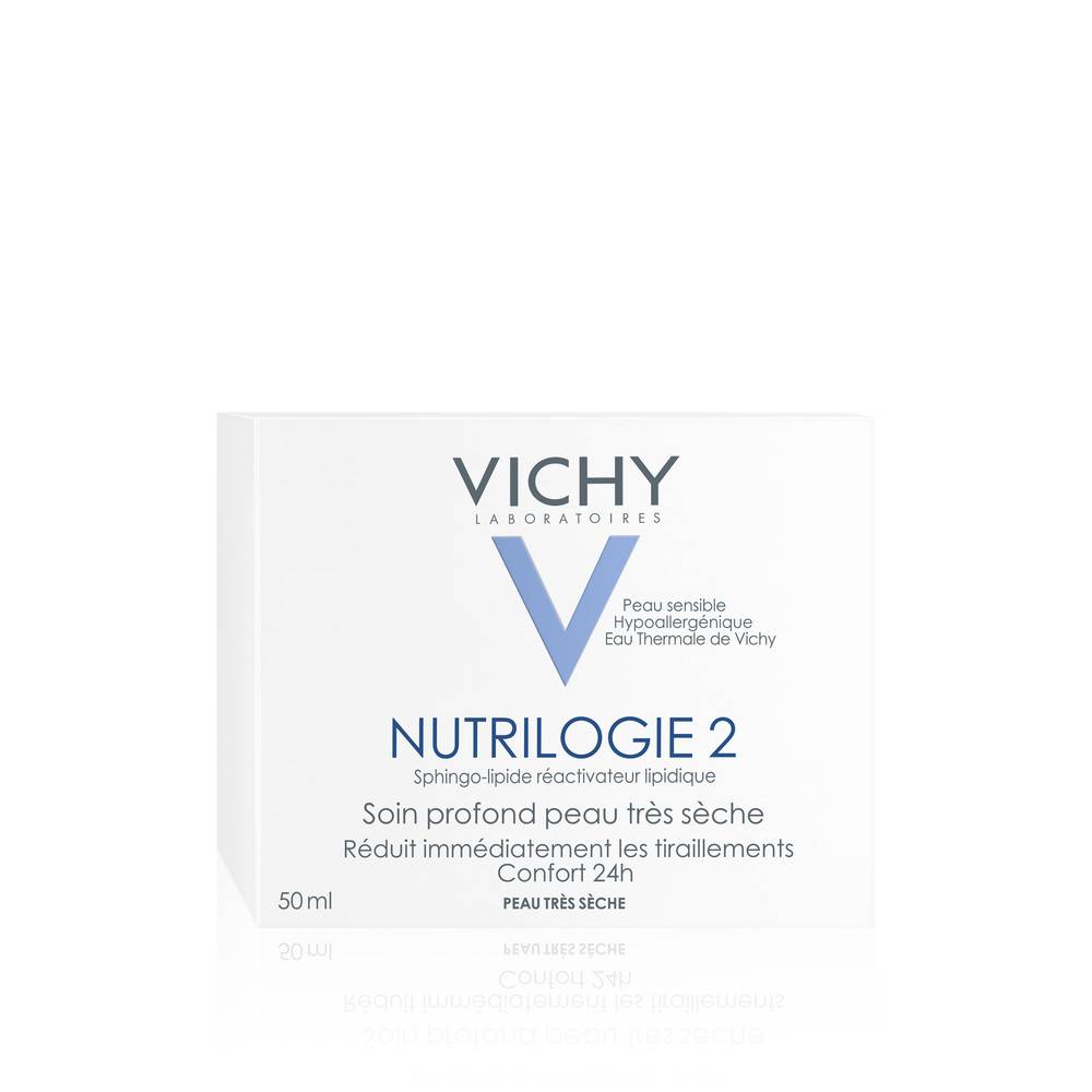 Vichy NUTRILOGIE 2 Crema Giorno nutritiva per pelle molto secca nutrizione intensa profonda 50 ml