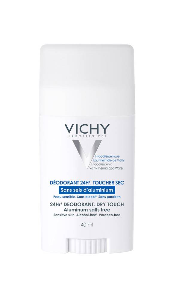 Vichy Deodorante 24H Effetto asciutto senza Sali di Alluminio Stick 40 ml efficace per 24 ore