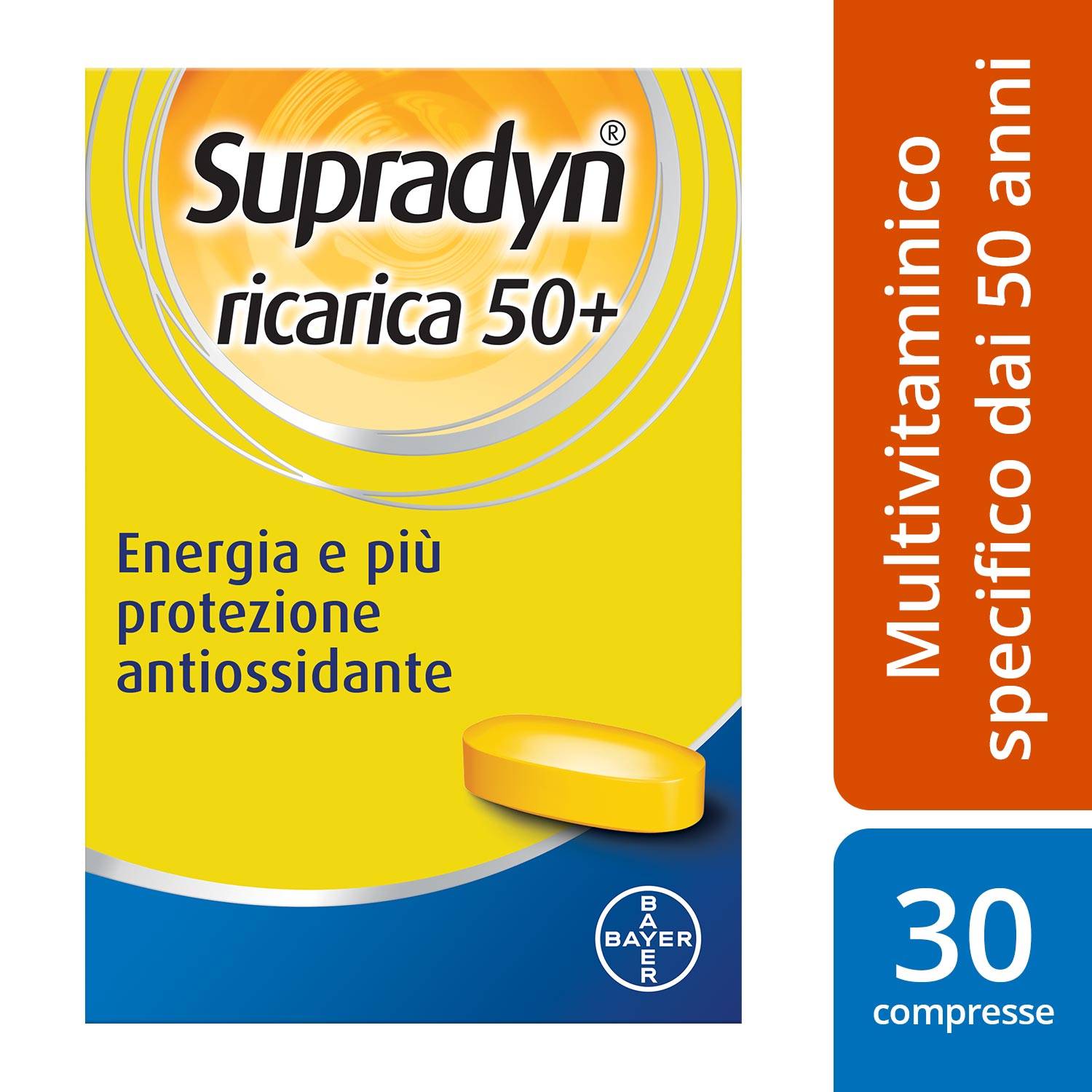 Supradyn Ricarica 50+ Integratore di Vitamine e Minerali 30 compresse