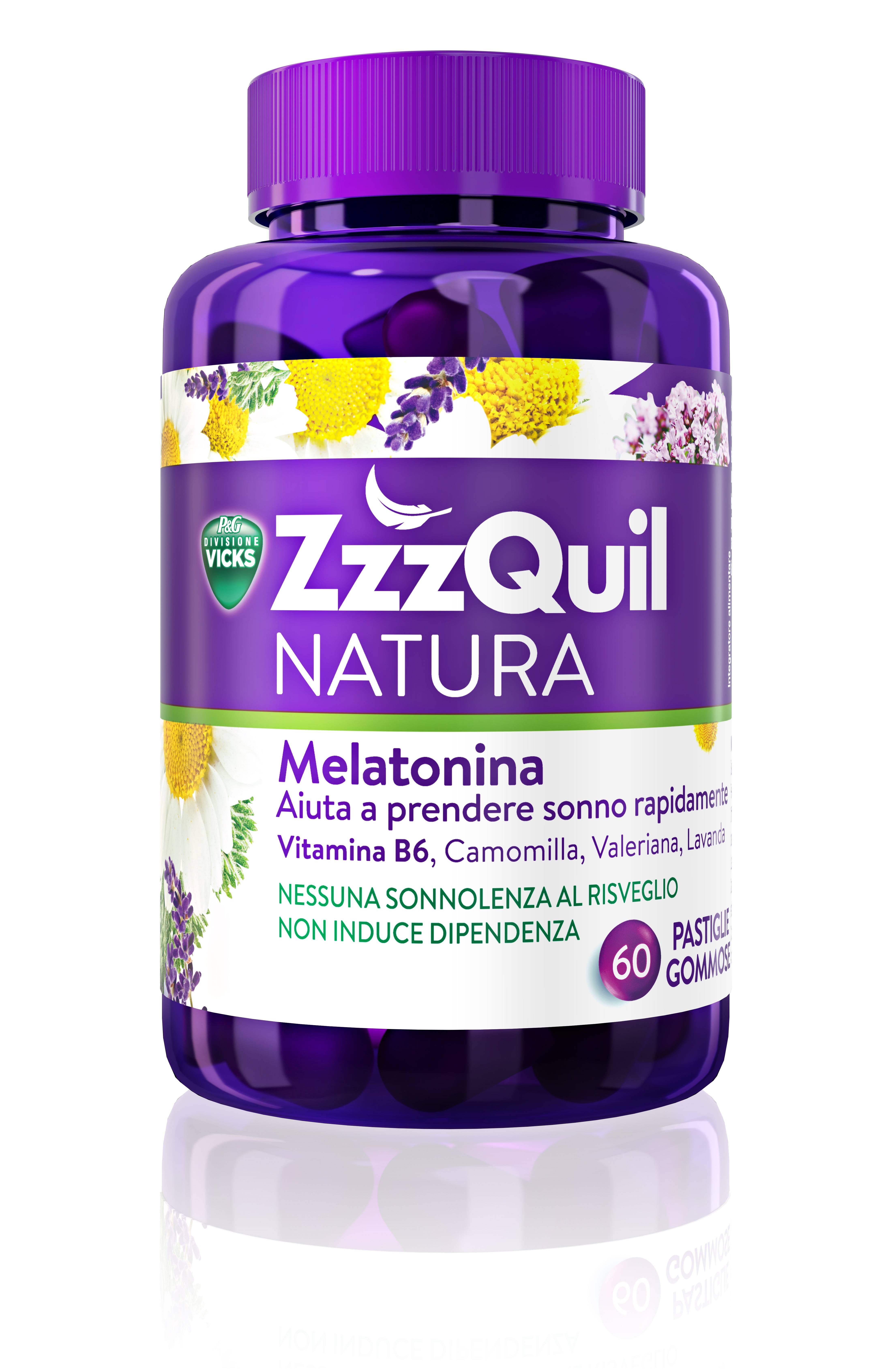 ZzzQuil NATURA Integratore per il Sonno 60 Pastiglie Gommose