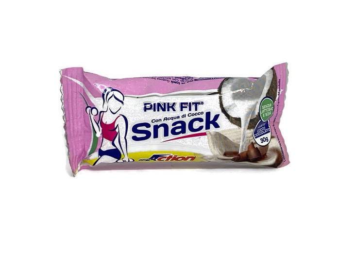 ProAction Pink Fit Snack Barretta Proteica Gusto Cocco - Cioccolato 30 g