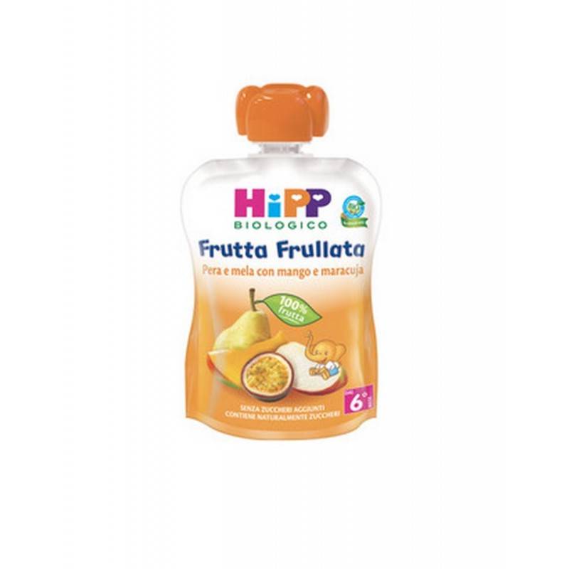 Hipp Bio Frutta Frullata Pera e Mela Con Mango e Maracuja