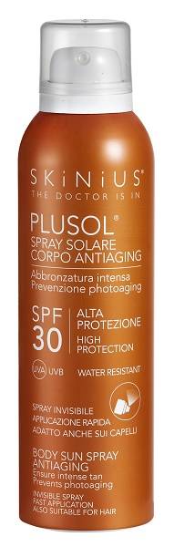 Skinius Plusol Spray Solare Corpo Antiaging SPF 30