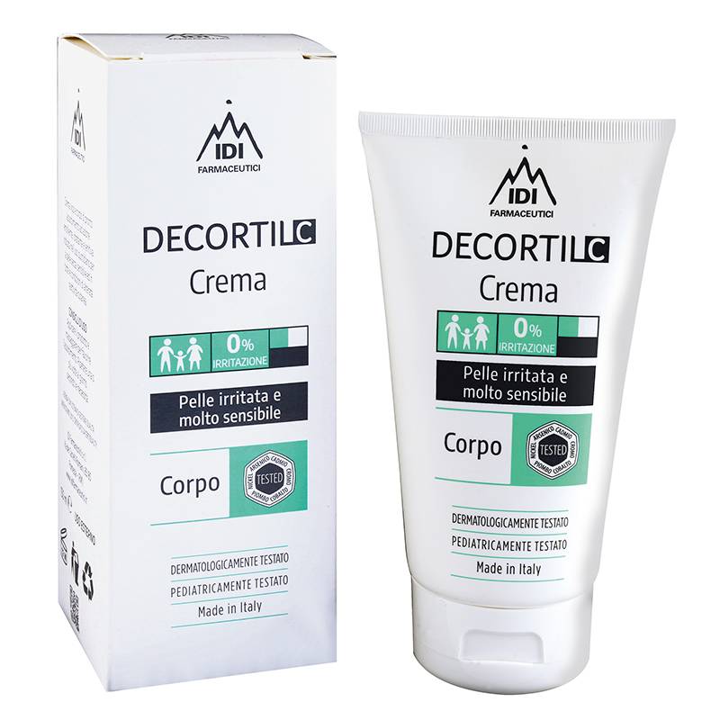 Idi farmaceutici Decortil C Crema per il corpo e la pelle sensibile 150 ml