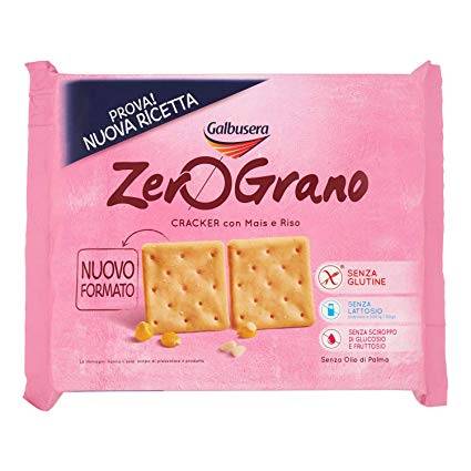 Galbusera Zerograno Cracker con Mais e Riso Senza Glutine