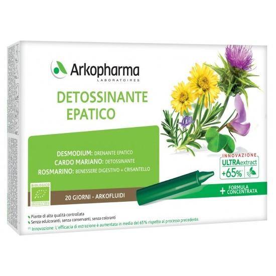 Arkopharma Arkofluidi Detossinante Epatico Integratore per la Digestione