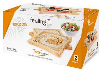 FeelingOk Optimize 2 Toast Dietetico Gusto Pomodoro