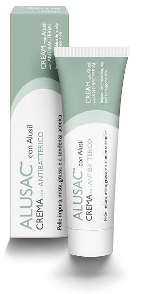 Skinius Alusac Crema Viso Pelli con Acne 30 ml