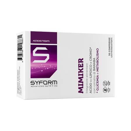 Syform Mimiker Integratore per controllo zuccheri nel sangue 30 capsule