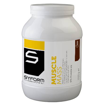 Syform Muscle Mass Integratore di proteine Gusto Cacao 1200 g