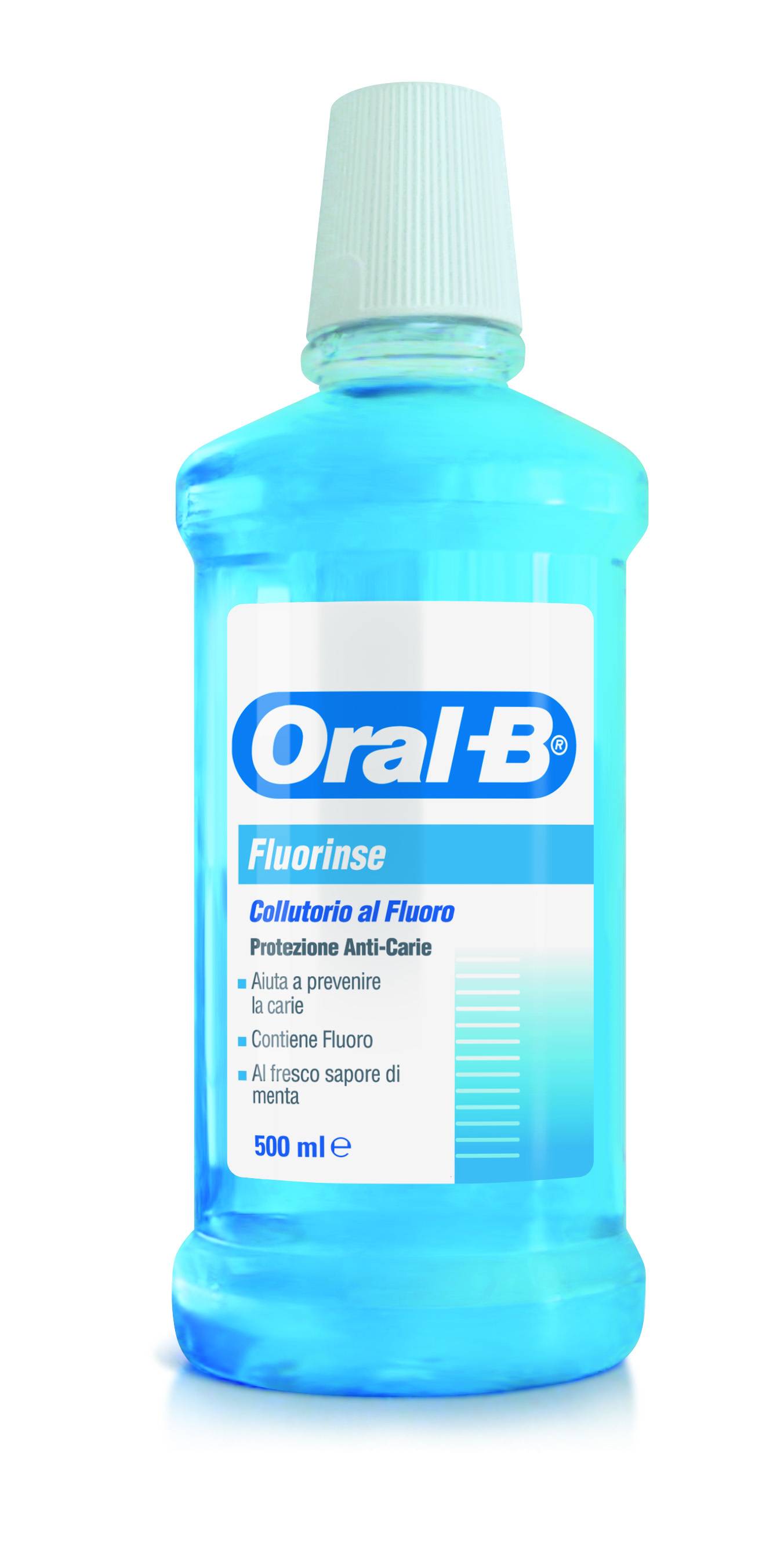 Oral B Fluorinse Collutorio per la protezione contro le carie 500 ml