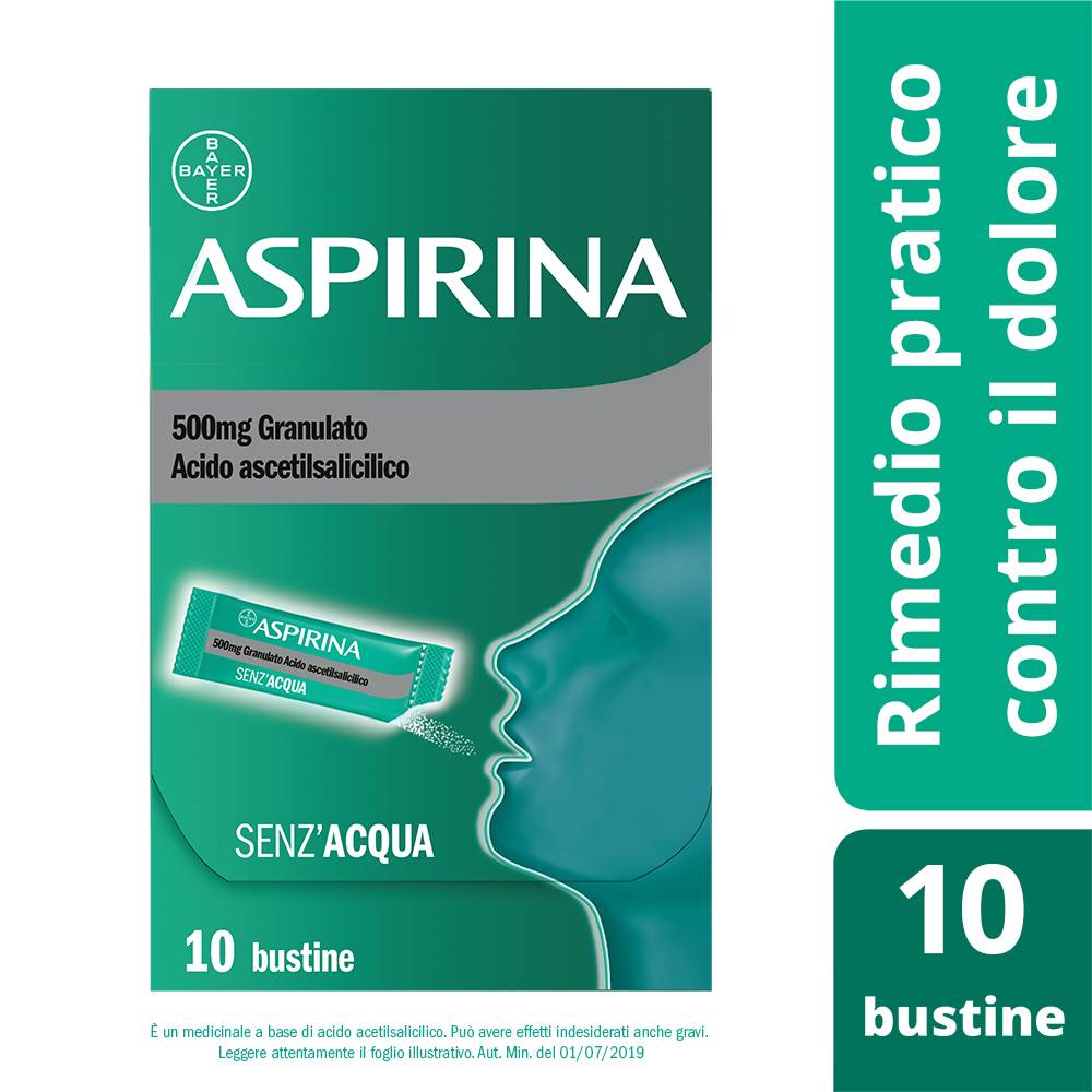Aspirina 500 mg - 10 bustine granulato