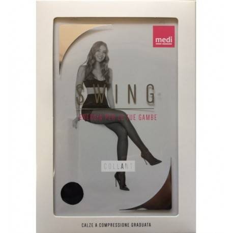 Medi Swing Sheer & Soft Collant 18 mm/Hg Nere 140 Denari Taglia 6