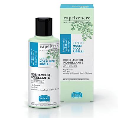 Helan Capelvenere Bio Shampoo modellante per capelli ribelli 200 ml