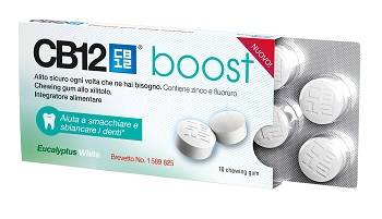 CB 12 Boost Eucalyptus Whitening Chewing Gum Alito Fresco