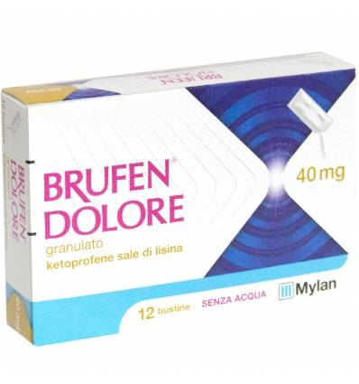 Brufen Dolore Granulato Orale 12 Bustine 40 Mg