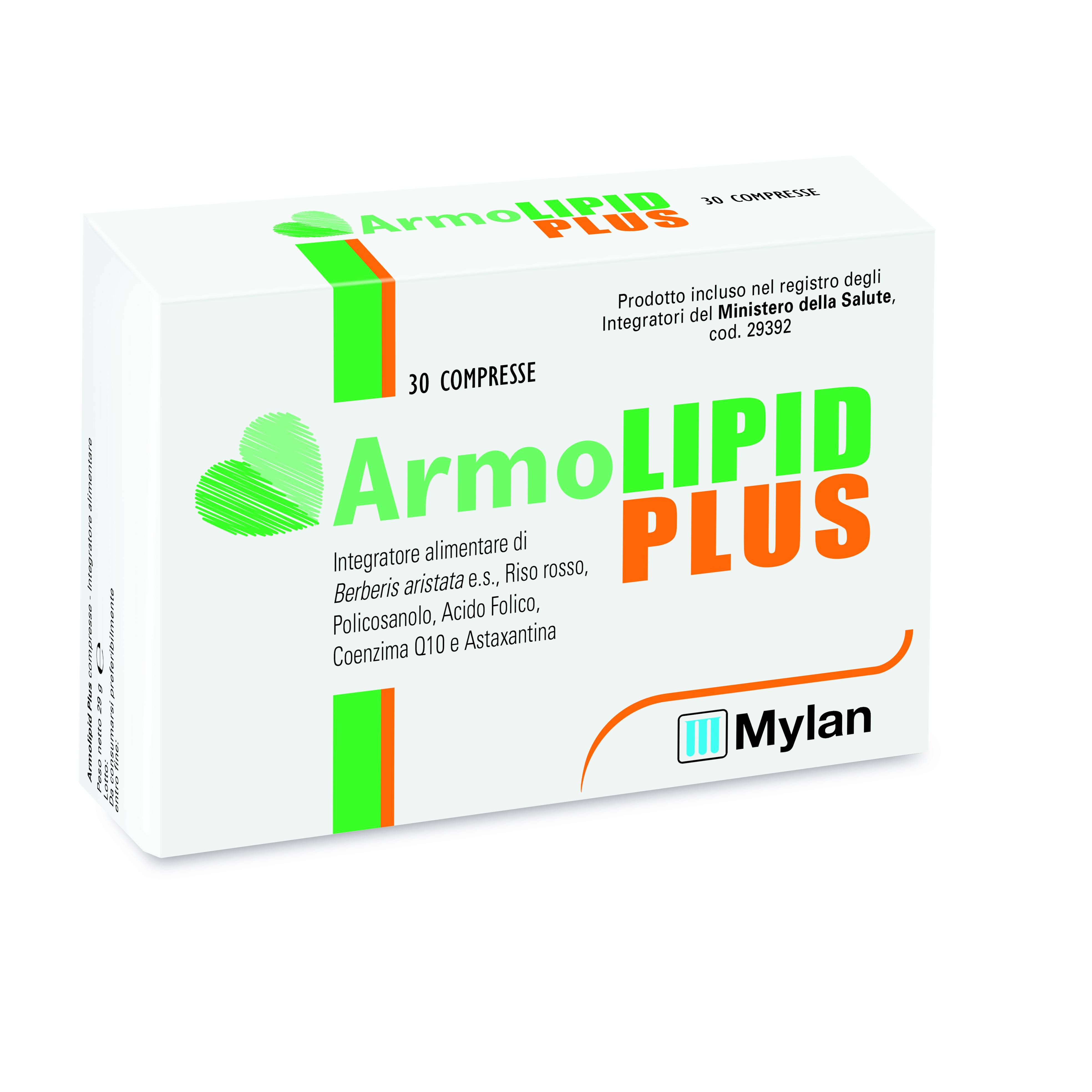 ArmoLipid Plus Integratore Per Colesterolo e Trigliceridi 30 compresse