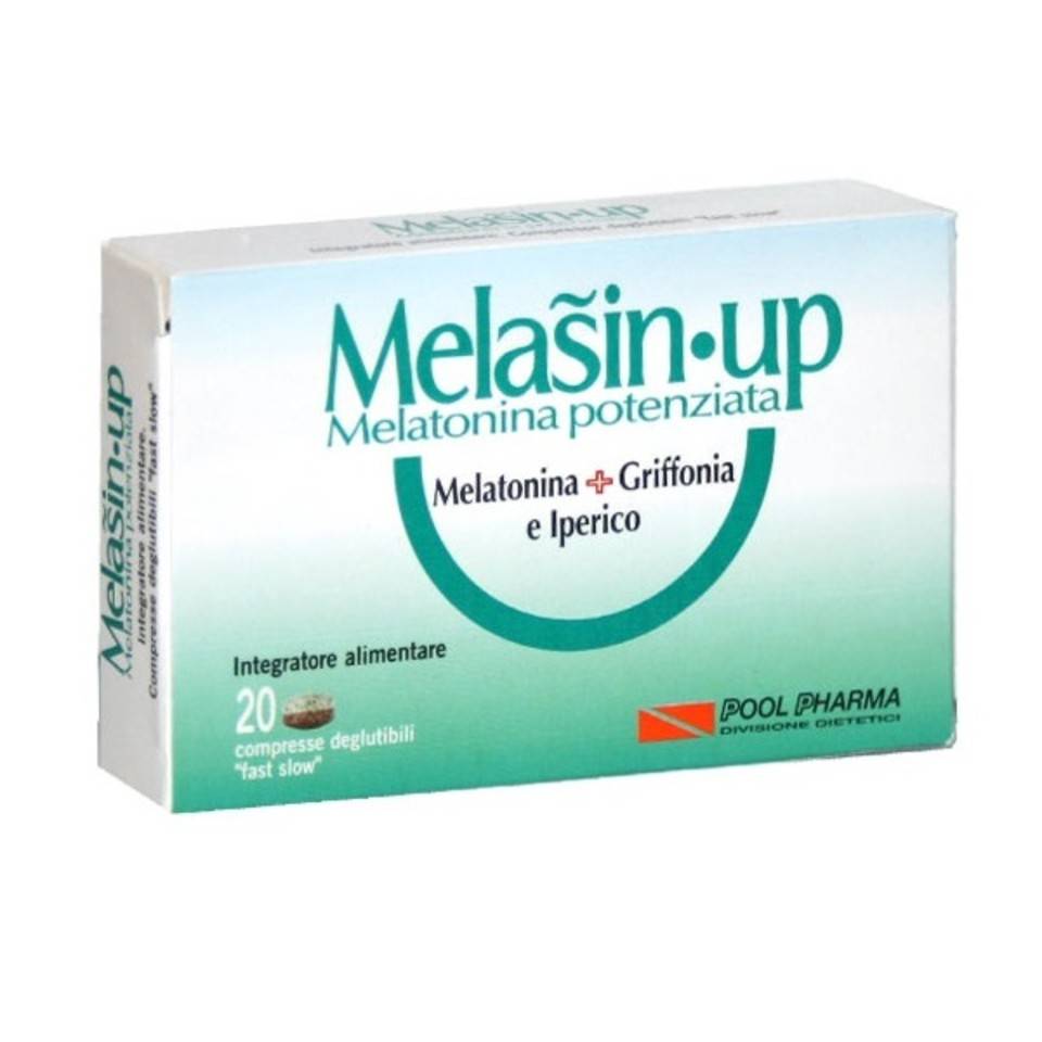Pool Pharma Melasin Up Integratore per favorire il sonno 20 compresse
