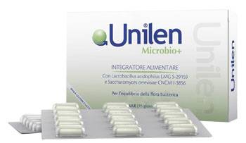 Unilen Microbio+ Integratore per l'equilibrio intestinale 2 x 15 capsule