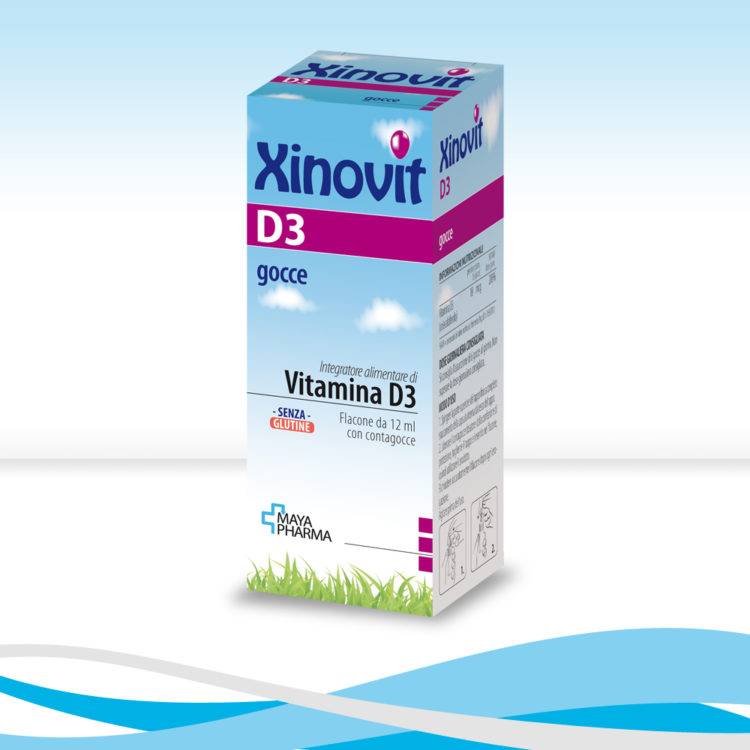 Xinovit D3 Gocce Integratore Vitamina D3 Bambini 12 ML