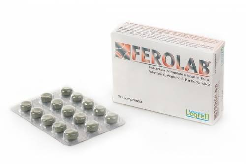 Laboratori Legren Ferolab Integratore di Ferro 30 compresse
