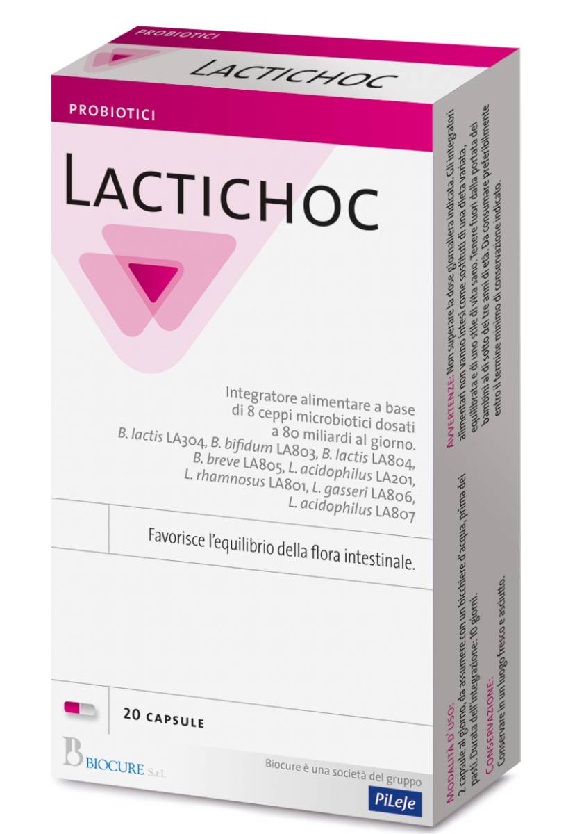Biocure Lactichoc Fermenti Lattici 20 capsule