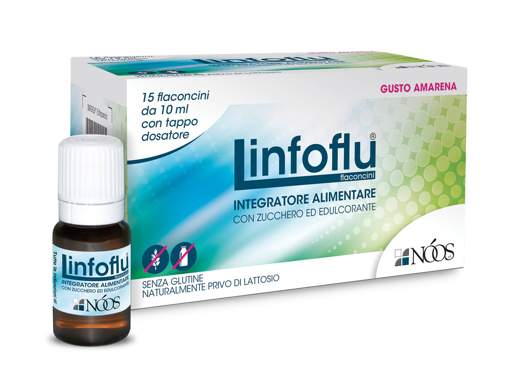 Noos Linfoflu Flaconcini Integratore Difese Immunitarie 15 flaconcini
