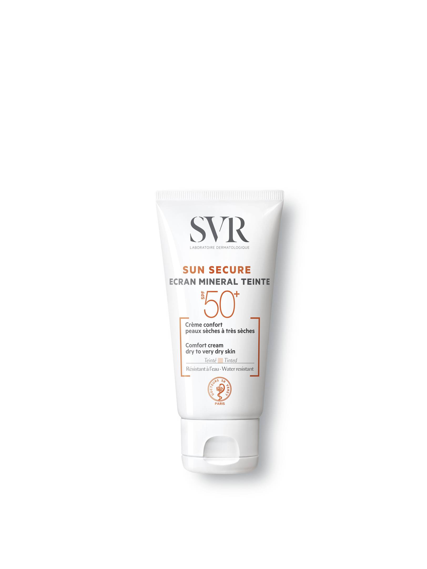 SVR Sun Secure Ecran Mineral Teinte Pelli Secche SPF 50+ - Pelle: Secca