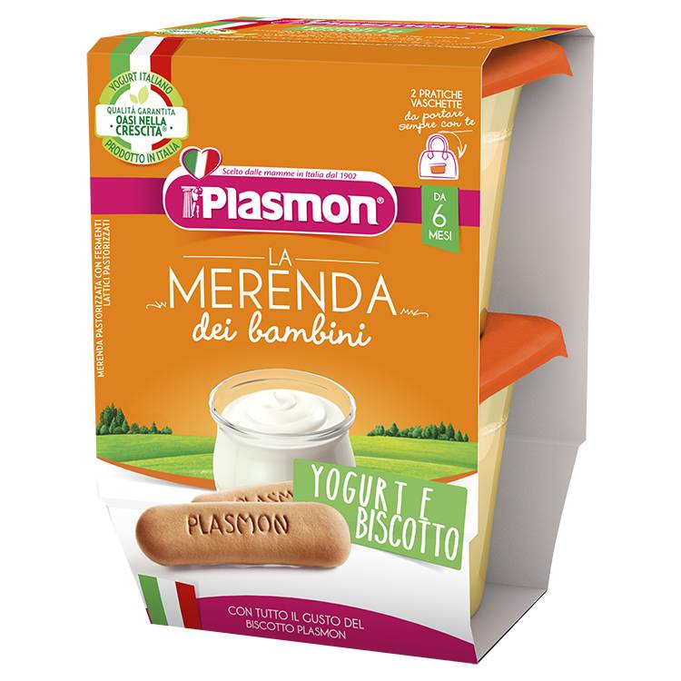 Plasmon Merenda Yogurt e Biscotto 2 x 120 g