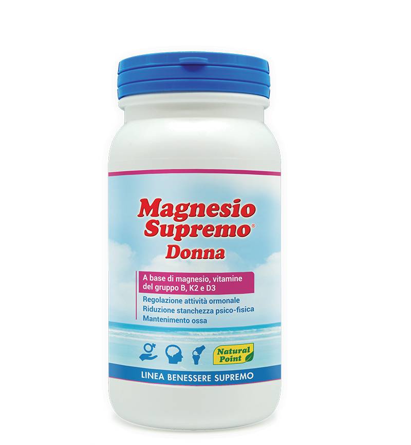 Natural Point Magnesio Supremo Donna Integratore Benessere Donna 150 gr