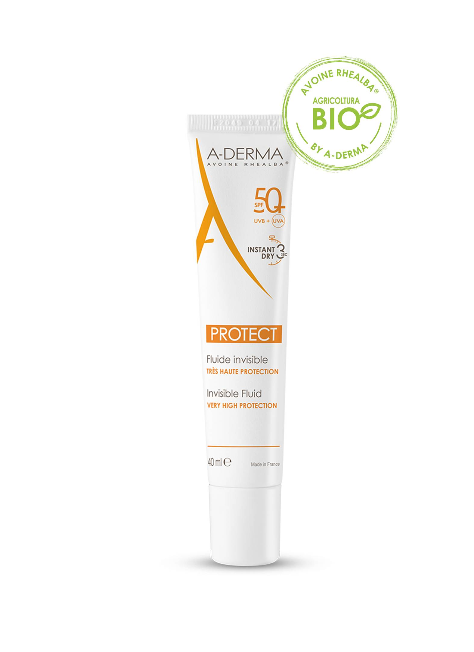 A - Derma Protect AC Fluido Opacizzante Protezione Solare Viso SPF 50+