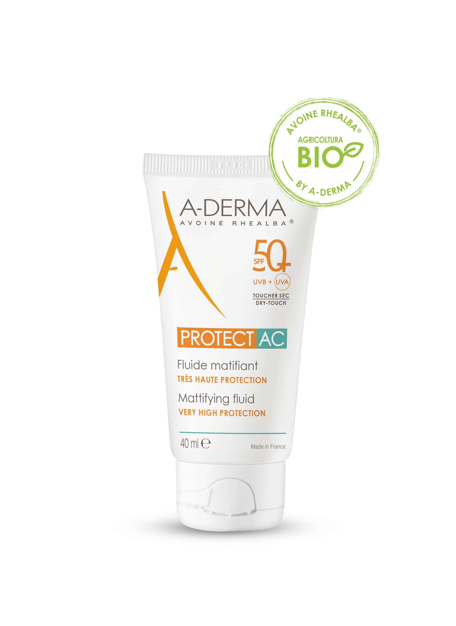 A - Derma Protect AC Fluido Protezione Solare Viso SPF 50+