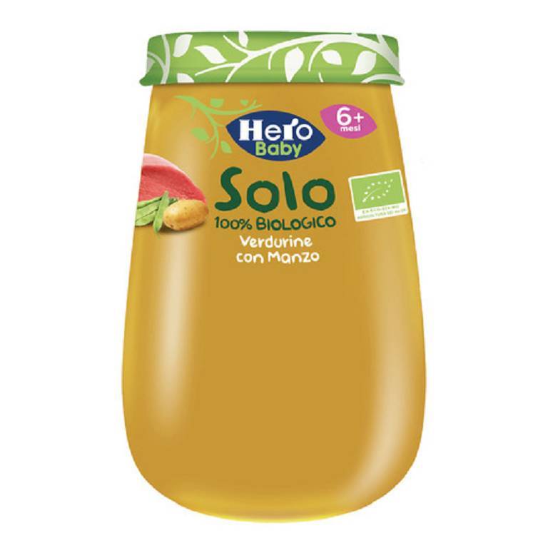 Hero Baby Solo Omogeneizzato Biologico Verdura e Manzo 190 gr